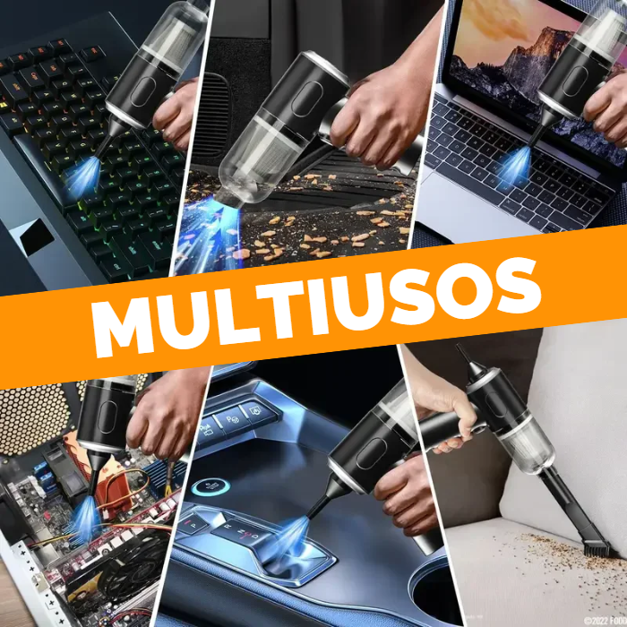 Mini Aspiradora y Sopladora - 4 en 1 Multiusos